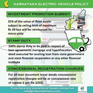 Karnataka Electric Vehicle Policy